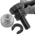 thumbnail image 2 of 1/4in Black Rear Fender Passenger Seat Bolt Tab Screw Nut, 2 of 5