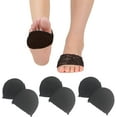 thumbnail image 5 of 3 Pairs Women's Open Toe Slide Sandal Liner Socks Non Slip Toe Cover No Show Half Socks with Sponge Cushion, 5 of 6