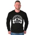 thumbnail image 5 of Dont Shop Adopt Cat Dog Pet Owner Long Sleeve TShirt Men Women Brisco Brands S, 5 of 5