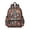 Mushroom and Flower, variant on Mushroom and Character Beige Pattern Backpack for School, Cute School Bag with Adjustable Shoulder Straps and Padded Back, 13.4"x11"x4.7"