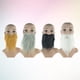 thumbnail image 5 of 4 piezas de bigotes, barbas y bigotes de imitación para disfraz de cosplay, accesorios para fiesta de baile (blanco, negro, gris y marrón), 5 of 7