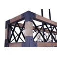 thumbnail image 3 of 31.5In 5-Light Farmhouse Wood Chandelier, Rustic Dimmable Pendant Light for Kitchen Island, 3 of 7