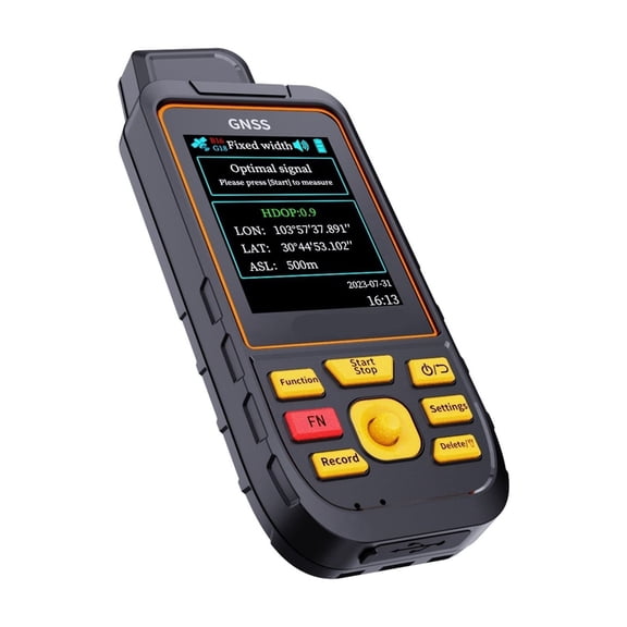 D6E Satellite Navigation Handheld GPS - Beidou Positioning 1m High Precision Altitude Coordinate Area Distance Measure for Outdoor