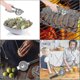 thumbnail image 4 of Lemon Squeezer Stainless Steel - Hand Juicer Press Citrus Squeezer With Silicone, 4 of 5