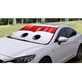 thumbnail image 4 of Parabrisas del coche Parasol Ojos de dibujos animados Frente Auto Sun Shield Shade Visor Accesorios para vehículos Negro Ormromra WMZL-355-4, 4 of 6