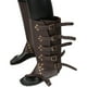 thumbnail image 5 of Botas de cuero de PU para caballero, estilo punk, con cubierta para zapatos, hebilla de cinturón, 5 of 5