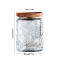 thumbnail image 3 of Vintage Glass Jars With Wooden Lids, Airtight Food Storage Containers, Kitchen Canisters For Sugar, Coffee, Tea, Spice, Flour, Candy Cookie, Pasta, Cereal, Cute Decorative Jars, 3 of 6
