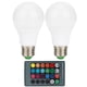 thumbnail image 2 of Bombilla LED RGB E27 de 5 W que cambia de color con control remoto para decoración de fiestas en el hogar, 85 V-265 V, 2 of 15