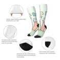 thumbnail image 4 of Picia Women Crew Soft Moisture-wicking Socks Books Pattern Design Cotton Socks, One Size fit All, 4 of 9