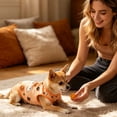 thumbnail image 6 of QLUEWX Halloween Dog Clothes, Funny Pumpkin Ghost Bat Printed Pet Vest, Cute Puppy Cosplay Costume, Holiday Outfit for Teddy Dogs Daily Party Dress Up, White/XL, 6 of 6