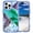 K, variant on Allytechgroup for iPhone 17 Pro Case, 3 Layers Protection Slim Lightweight Shockproof Soft TPU & Hard Back Protective Bumper Cover Marble Shell, E