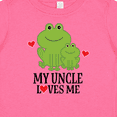 thumbnail image 4 of Inktastic My Uncle Loves Me Frog Boys or Girls Baby T-Shirt, 4 of 5