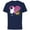Navy, variant on Disney Pixar Wall-E and Eve Geometric Heart T-Shirt - Short Sleeve Cotton T-Shirt for Adults - Customized-Black