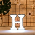 thumbnail image 3 of Home Sale! Jubipavy Creative LED Letter Lights Night Light Plastic English Letters Light Lamp Decor for Birthday Party Home Decoration, 3 of 6