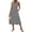 Black, variant on Women's Fashion Casual Checkered Striped Printed Dress