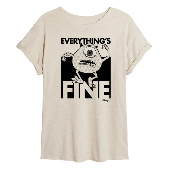 Monsters Inc. - Everythings Fine  - Juniors Ideal Flowy Muscle T-Shirt