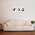thumbnail image 3 of Modern Neutral Gallery Wall Art Set of 3 Black and White Minimalist Abstract artwork for wall Farmhouse Decor Bedroom Living Room, 3 of 6