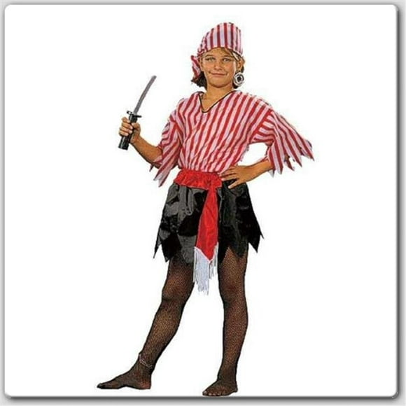 RG Costumes 19108-L Déguisement Fille Pirate - Taille Enfant-Grand