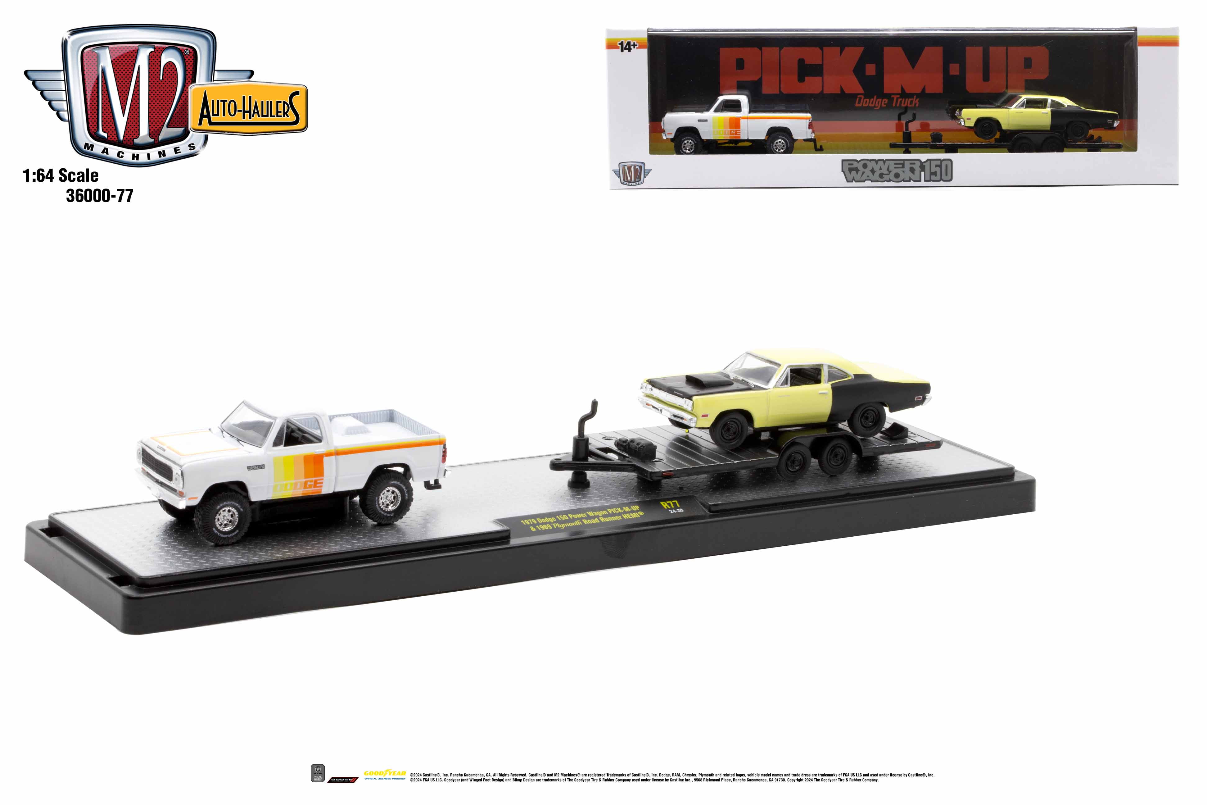 M2 Machines 1978 Dodge True Spirit & 1957 Dodge Coronet Police Car