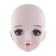 thumbnail image 2 of 2 piezas 1/3 de muñeca con piel blanca y de ojos para DZ DIY fabricación y reparación de de cosplay Hugo Cabeza de placa frontal de muñeca, 2 of 8