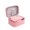 Pink, variant on Hariumiu Cosmetic Bag Large Capacity Anti-soaking Ins Style Waterproof Storage Faux Leather Removable Handheld Makeup Bag for Travel