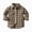 H551-Khaki, variant on TOWED22 Boys Plaid Flannel Shirts Long Sleeve Casual Button Down Shirts Collared Fall Clothes,Light Green,4-5 Y