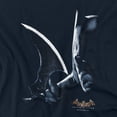 thumbnail image 2 of Batman Aa Arkham Batman Women's T Shirt, Navy, 2X-Large, 2 of 6