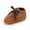 Brown, variant on Baby Boys Girls Lace Up Leather Sneakers Soft Rubber Sole Infant Moccasins Newborn Oxford Loafers Anti-Slip Toddler Wedding Uniform Dress Shoes