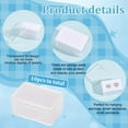 thumbnail image 4 of 10 Pack Gemstone Display Box White Diamond Display Case Acrylic Jewelry Storage Box with Clear Lids for DIY Gems Coins Diamond Gift Packing 2.2x1.5x1.1, 4 of 9