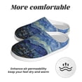 thumbnail image 6 of Lsque The Starry Night Pattern Womens Comfort Cotton on Scuff With Memory Foam and Anti-skid Sole Slipper-40/41, 6 of 7