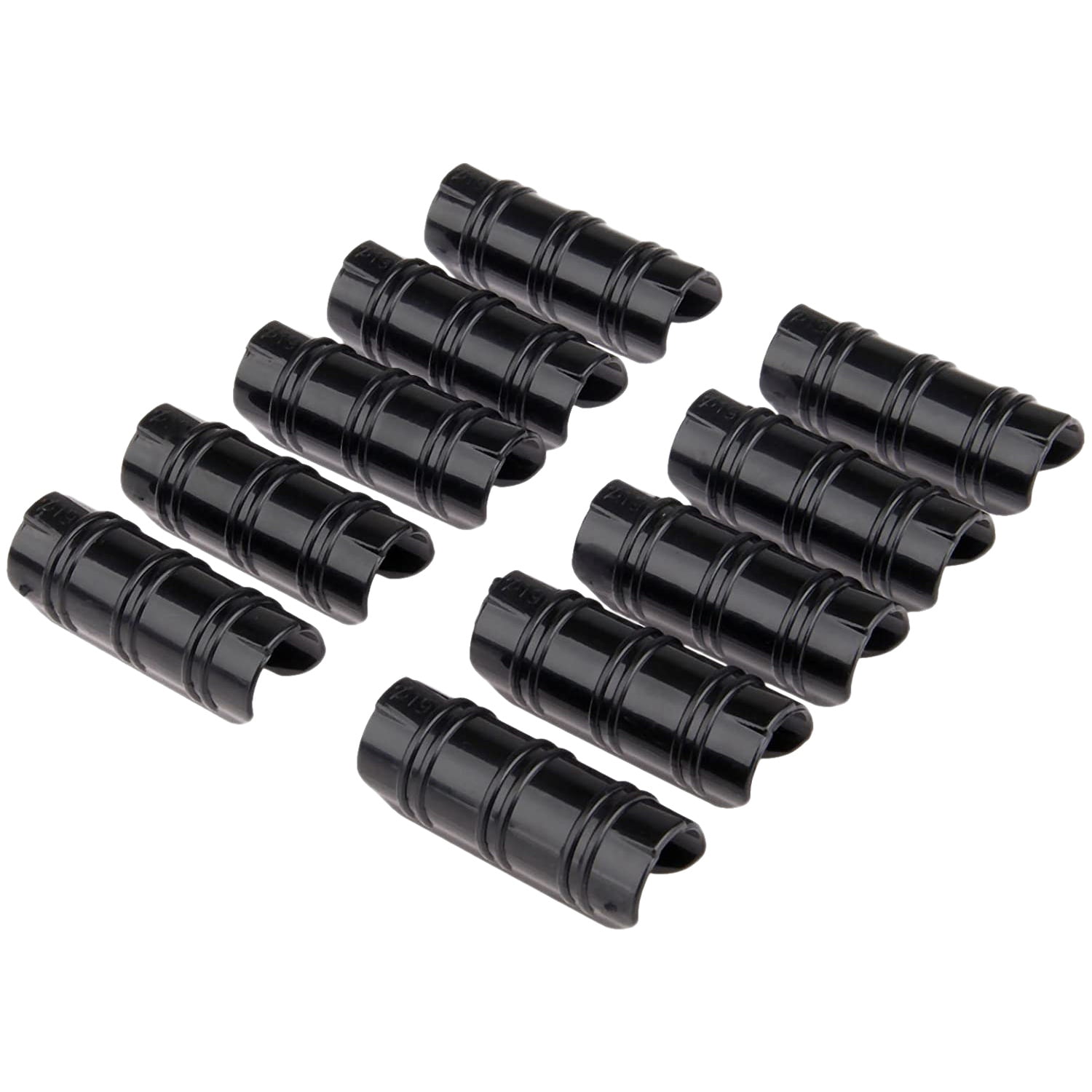 10pcs 25mm Greenhouse Frame Pipe Tube Rod Clips Plastic Film Pipe Clamps 