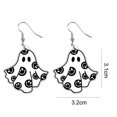 thumbnail image 2 of pendientes de elementos de halloween, pendientes divertidos de halloween, 2 of 5