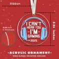 thumbnail image 2 of Adorno colgante SUCHAGIFT Gaming Christmas Acrílico 9 cm 2025, 2 of 7