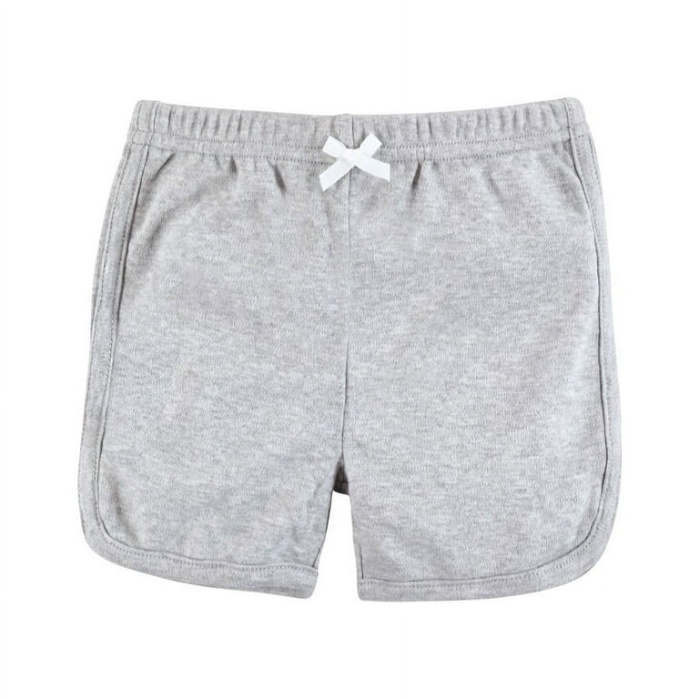 Hudson Baby Girl Shorts Bottoms 4-Pack, Lemons, 12-18 Months