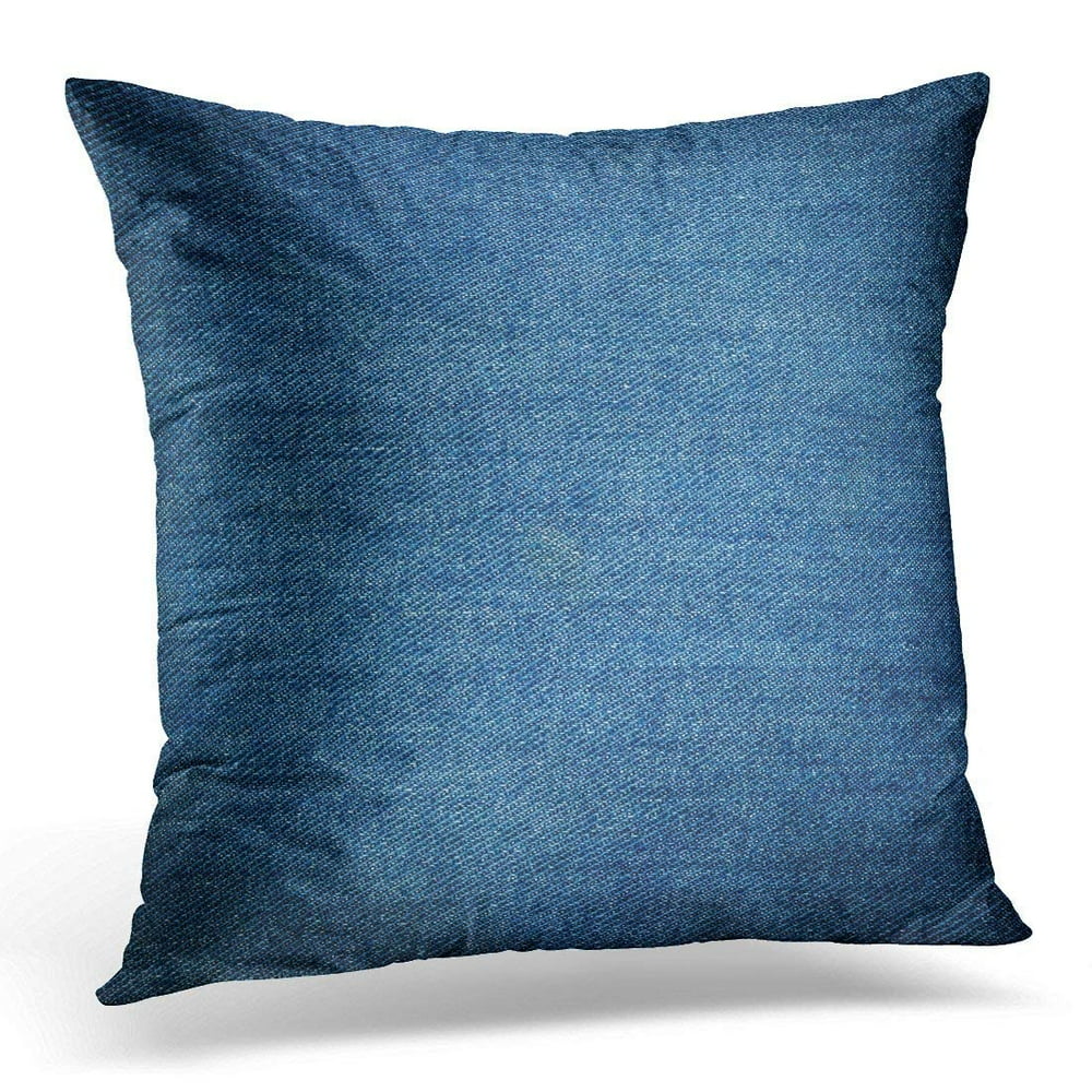 ARHOME Denim of Blue Jeans Close Up Indigo Pillows case 18x18 Inches