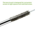 thumbnail image 6 of 2pcs Pipe Cleaners Brush Set 0.32 Inch Stainless Steel Bristles Cleaning Brush with Ergonomic Handle for Bottles Straws Pipes Keyboards Tubes, Silver, 6 of 7