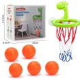 thumbnail image 6 of LieGorJi Bathtub Dino Basketball Hoop with 5 No Hole Balls, Toddler Bath Toys for Boys & Girls, Ideal Birthday Gifts for 1-3 3-5 5-8 Year Old, 6 of 8