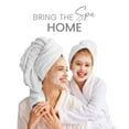 thumbnail image 2 of Martex 6-Piece 100% Ringspun Cotton Towel Set, Quick Dry Soft & Absorbent, White, 2 of 8