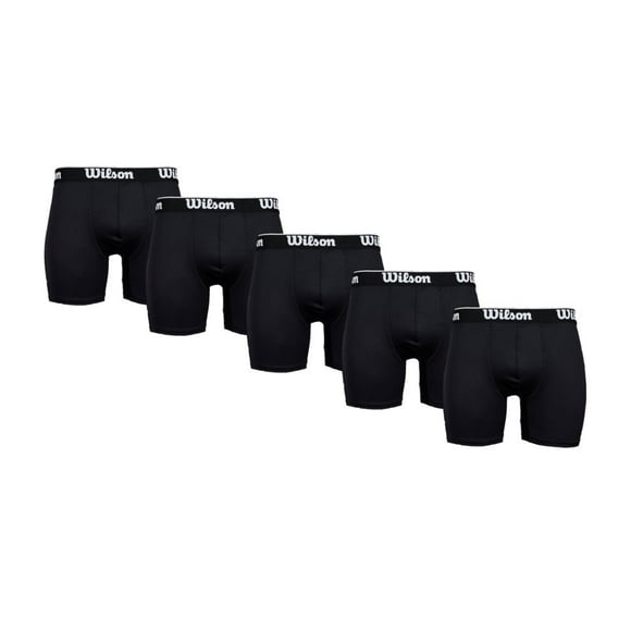 Boxer Wilson para Hombre Motion Core Color Negro 5 Piezas Talla G