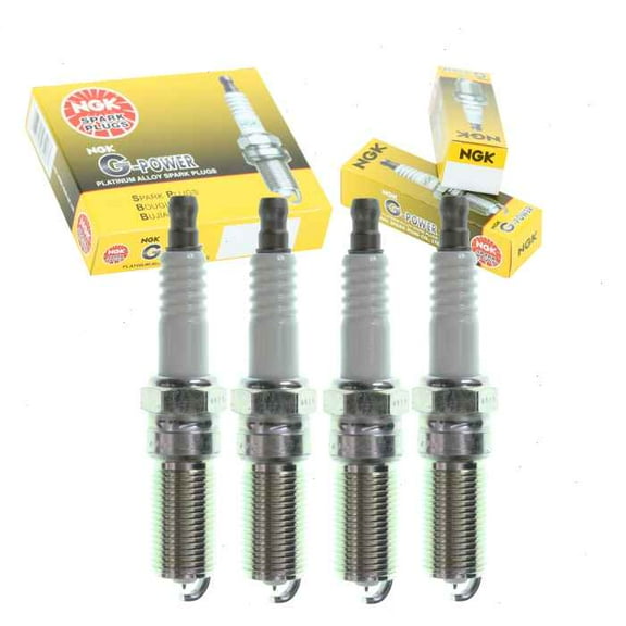 4 pc NGK G-Power Spark Plugs compatible with Pontiac Grand Am 2.2L L4 2002-2005