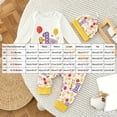 thumbnail image 4 of Baby Bodysuit Fall Winter Long Sleeved Jumpsuit Outfit Cute Baby Clothes, 4 of 5