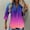 Purple, variant on Aloohaidyvio Sweatshirts Women Casual Printed Long Sleeve Turn-Down Collar Cardigan Blouse Tops
