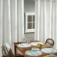 thumbnail image 6 of TOWN & COUNTRY BASICS Cabana Stripe Indoor Outdoor Placemats 4-Pack Set, Reversible and Easy Clean, Teal Blue/White, 15" Round, 6 of 13