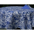 thumbnail image 2 of Le Cluny Versailles Blue and White Coated Tablecloth (sizes available), 2 of 2