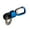 Blue, variant on Multifunctional Key Organiser Reinforced Metal Circlet Compact Portable Design for Home Office and Car Decoration