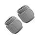 thumbnail image 3 of 2 muñequeras deportivas profesionales flexibles para levantamiento de pesas Gris, 3 of 9