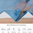 thumbnail image 6 of Blue Gold Marble Texture Flannel Blanket for Bed,Travel and Camping, Abstract Gradient Water Ripple Super Soft Cozy Blanket for All Seasons 30"x40", 6 of 7