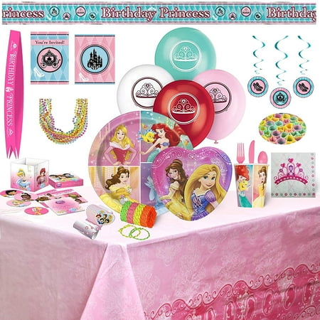 Download Disney Princess Birthday Party Supplies - 159 Piece Bundle ...