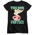 thumbnail image 4 of Looney Tunes Mother's Day This Mom Hustles Lola Women's T Shirt, Black, X-Large, 4 of 5
