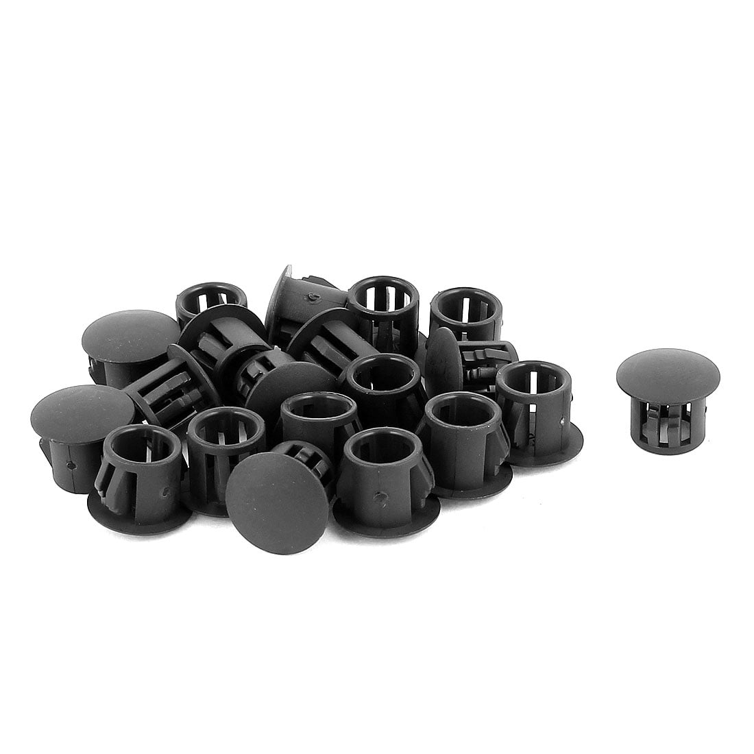 20 Pcs SKT10 Nylon 10mm Diameter Snap in Type Locking Hole Plugs